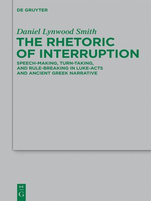 cover image of The Rhetoric of Interruption